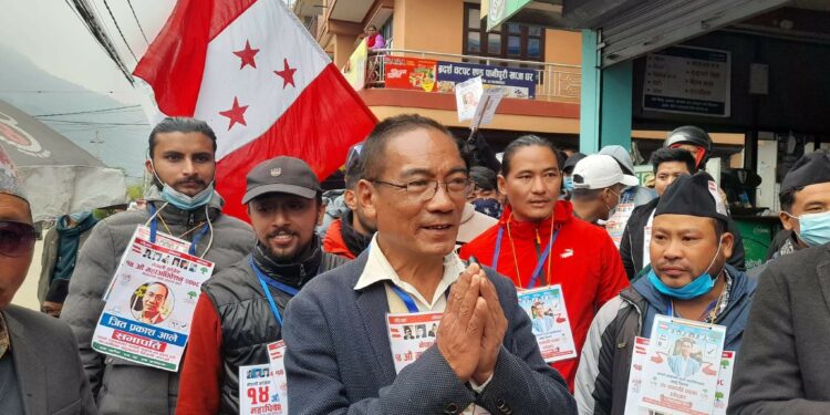 नेपाली कांग्रेस तनहुँको सभापतिमा जित प्रकाश आले बिजयी