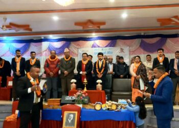 शुक्लागण्डकी जेसिजकाे २२ ओैं पद हस्तान्तरण  कार्यक्रम सम्पन्न