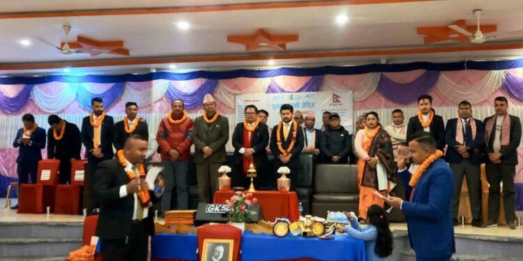 शुक्लागण्डकी जेसिजकाे २२ ओैं पद हस्तान्तरण कार्यक्रम सम्पन्न