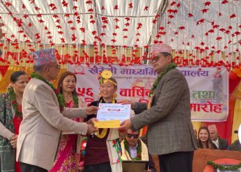 खैरेनी विद्यालयकाे ५६ ओैं बार्षिकाेत्सव सम्पन्न