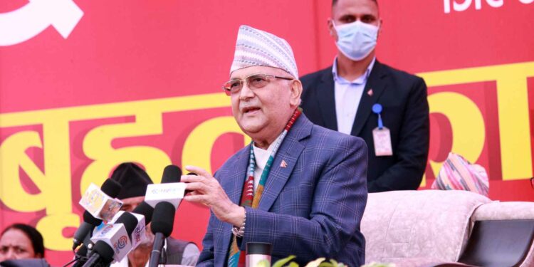 नेकपा एमाले अध्यक्षमा ओली विजयी