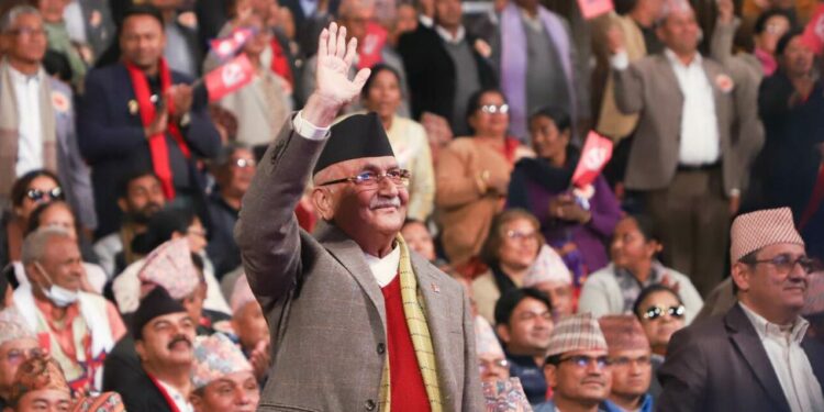 एमाले संसदीय दलको नेतामा ओली सर्वसम्मत