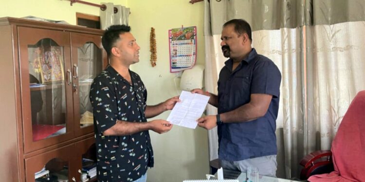 ढाेरफिर्दी वासीले बुझाए प्राधिकरणलाई ध्यानाकर्षण पत्र