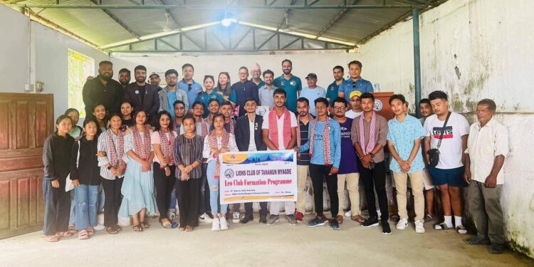लियो क्लब अफ तनहुँ म्याग्देमा शैलेश