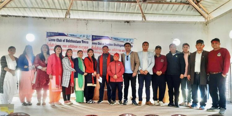 लायन्स क्लब अफ तनहुँ शुक्लागण्डकी टाउनमा गैह्रे