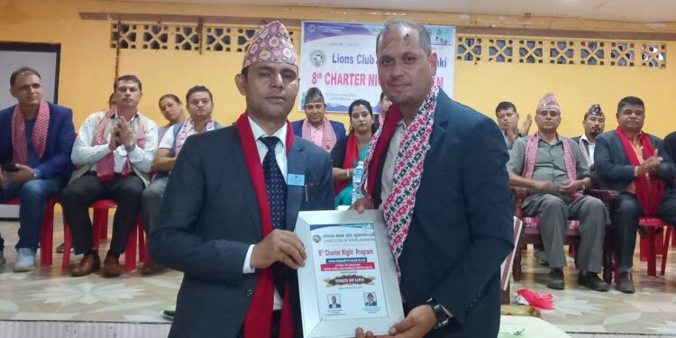 लायन्सले मनायो ८औं स्थापना दिवस