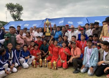 बागलुङले जित्यो प्रदेशस्तरीय राष्ट्रपति रनिङ शिल्डको उपाधि