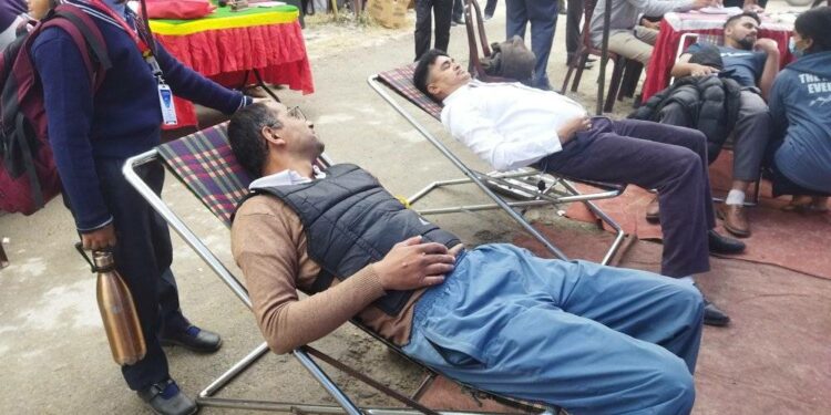 लायन्स क्लबद्धारा १४० प्रिन्ट रगत संकलन