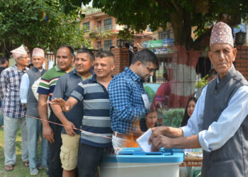निर्वाचन विशेष : दमौलीमा नमुना मतदान