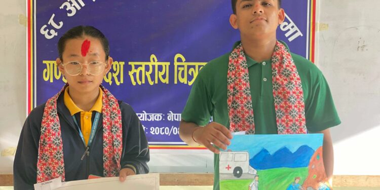 प्रदेश स्तरीय चित्रकलामा स्वरूप प्रथम