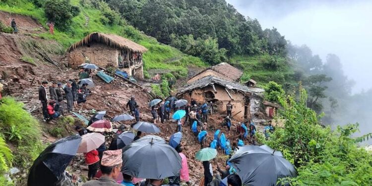 एक साताभित्र बाढी पहिरोमा परी १३ जनाको मृत्यु
