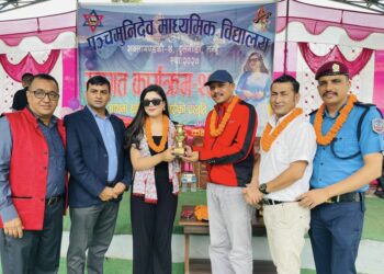 पन्चमुनीमा नयाँ बिद्यार्थीको स्वागत