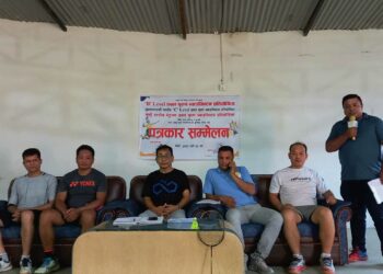 दुलेगौंडामा ब्याडमिन्टन प्रतियोगिता हुदै