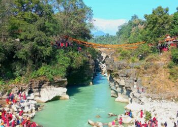 हरिबोधिनी एकादशीमा पुलचोकमा ५ वटा फूल तारियो
