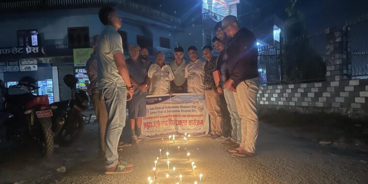 इजरायलमा आक्रमणमा परी ज्यान गुमाएकाको सम्झनामा दीप प्रज्वलन