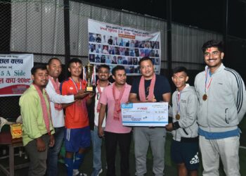 शुक्ला फुटसल कपको उपाधि आयाेजकलाई