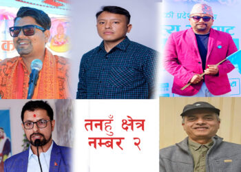 तनहुँ-२ मा रास्वपाबाट आकाक्षी को को ?