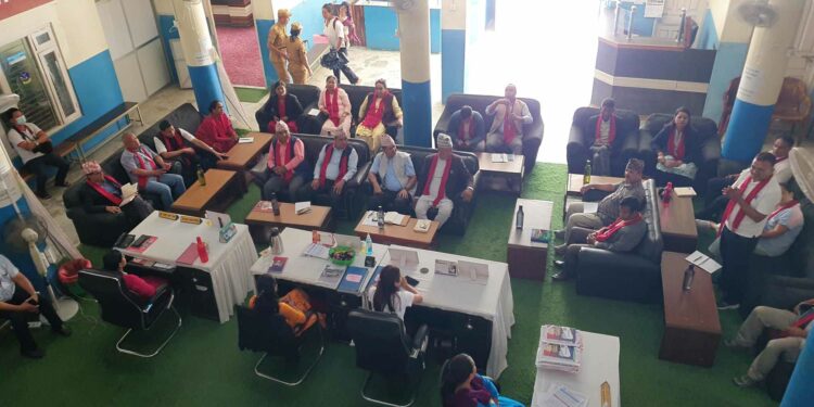 शुक्लागण्डकीसंग कर्णाली प्रदेशका पालिकाकाे अन्तरक्रिया