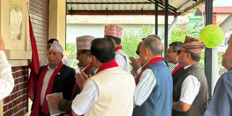 शुक्लागण्डकी भेटेरीनरी अस्पताल भवनको उद्घाटन