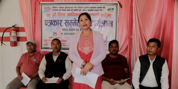 शुक्लागण्डकीमा संस्कृतिको संरक्षण गर्दै आदिवासी दिवस मनाउने