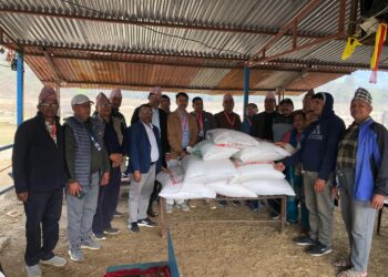 नागरिक समाजले गर्यो गौ संरक्षण केन्द्रमा सहयोग