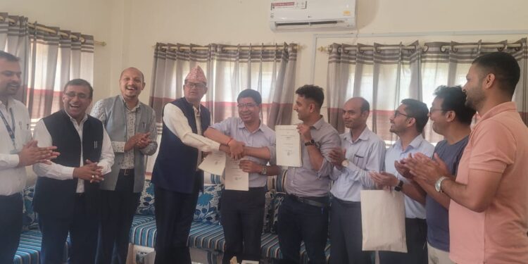 फोहर व्यवस्थापनका लागि सम्झाैता सम्पन्न