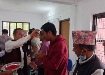 जनप्रतिनिधिलाई क्याम्पसको सम्मान