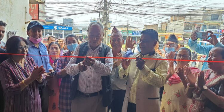 दुलेगौंडामा काँग्रेसको निर्वाचन सम्पर्क कार्यालय स्थापना
