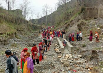 वस्ती जोगाउन स्थानीय गरे श्रमदान