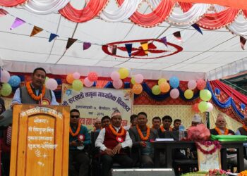 सरस्वती नमुना विद्यालयको भवनको उद्घाटन