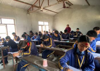 शुक्लागण्डकीमा भाेलिदेखि आधारभूत शिक्षा परीक्षा