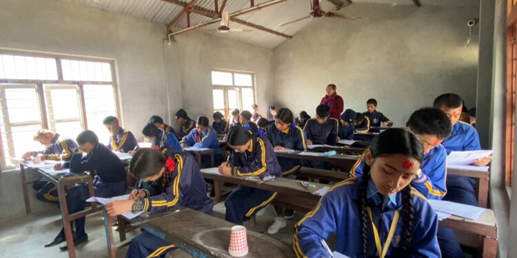 शुक्लागण्डकीमा भाेलिदेखि आधारभूत शिक्षा परीक्षा