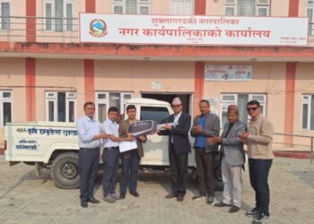 नगरलाई सुर्य नेपालको कृषि एम्वुलेन्स