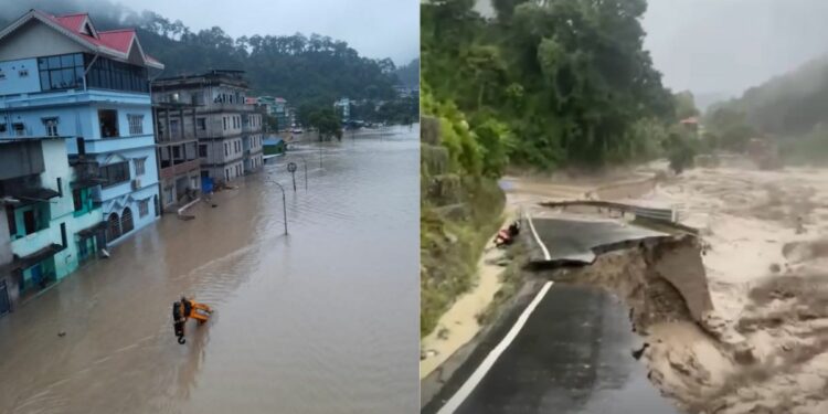 बाढीले २३ सैनिक बेपत्ता