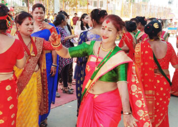 दुलेगौंडामा तीज गीत प्रतियोगिता हुने