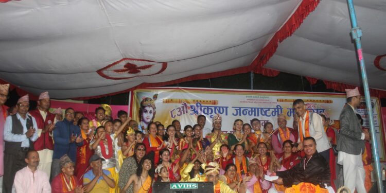 लामेआहालको भजन प्रतियोगितामा देविस्थान प्रथम
