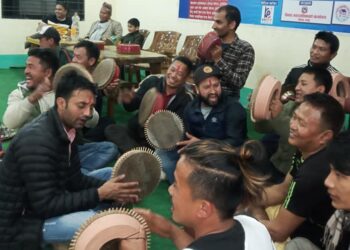 लामेआहालमा भजन चुड्का प्रतियोगिता हुदै