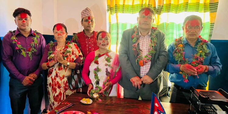 शुक्लागण्डकी–९ का निर्वाचित जनप्रतिनिधिले सम्हाले कार्यभार