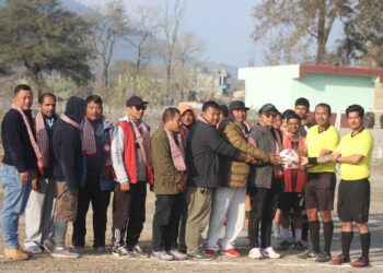 हलेदीमा सुरु भयो वडाध्यक्ष फुटबल कप
