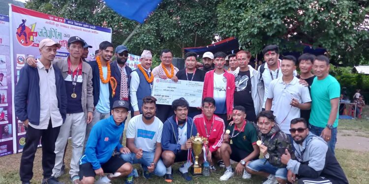 जनैपुर्णिमा कपको उपाधि नमुना युथ क्लबलाई