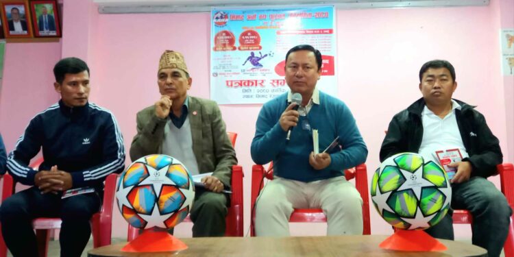 भिमादमा राष्ट्रियस्तरको फुटबल प्रतियोगिता हुदै